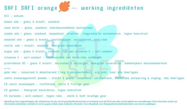 SAFI SAFI Orange - Afbeelding 3